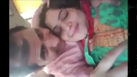 Beautiful Girl Kissing With Driver